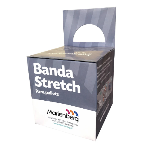 Foto de Banda Stretch para Pallet de 100 Unidades 10 x 120cm Transparente 1 Caja