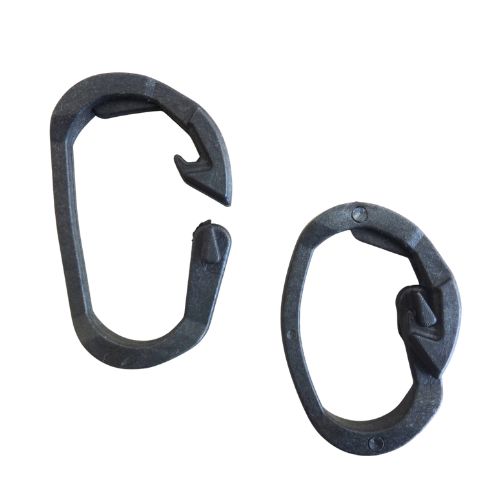 Broche Oval Negro Mosquetón 1000 Unidades Marienberg