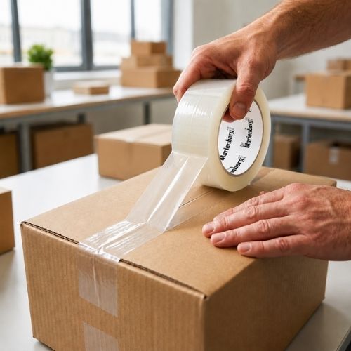 Cinta de Embalaje  48mmx100m Transparente Pack de 72 unidades Marienberg