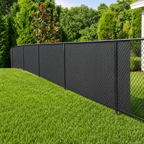 Cinta Privacidad 4,7x60m Incluye 100 Clips de Fijación Grafito con Filtro UV 1 unidad TREETOP