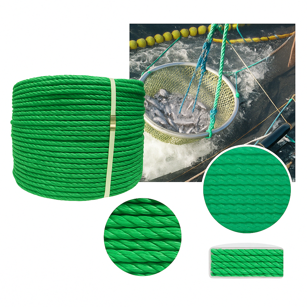 Cuerda Rafia de 16kg aprox 6 mm Verde 1 unidad Marienberg