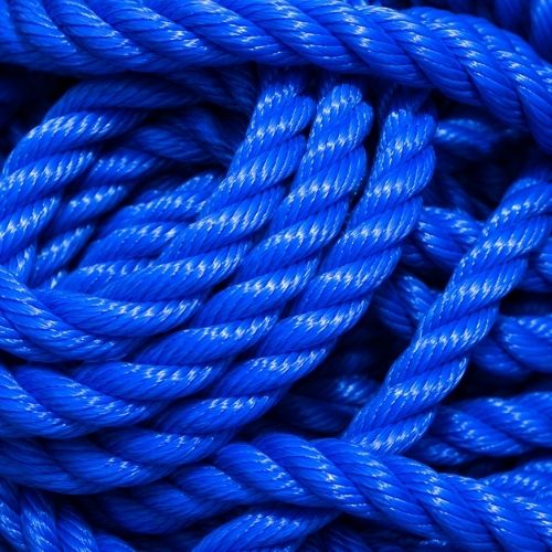 Cuerda Rafía de 12kg aprox 12mm Azul 1 unidad Marienberg