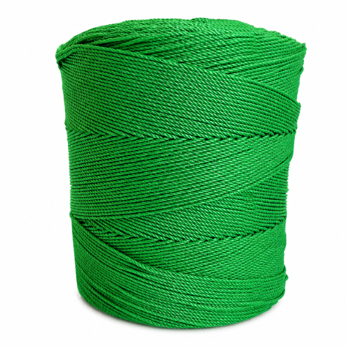 Foto de Cuerda Rafía de 5kg aprox 2,5mm Verde 1 unidad