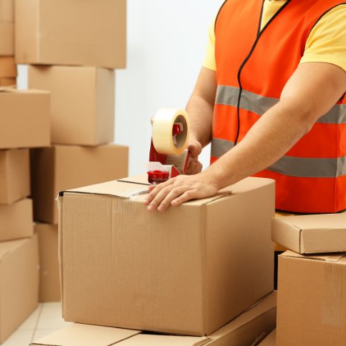 Dispensador de Cinta Embalaje con Mango Profesional Marienberg