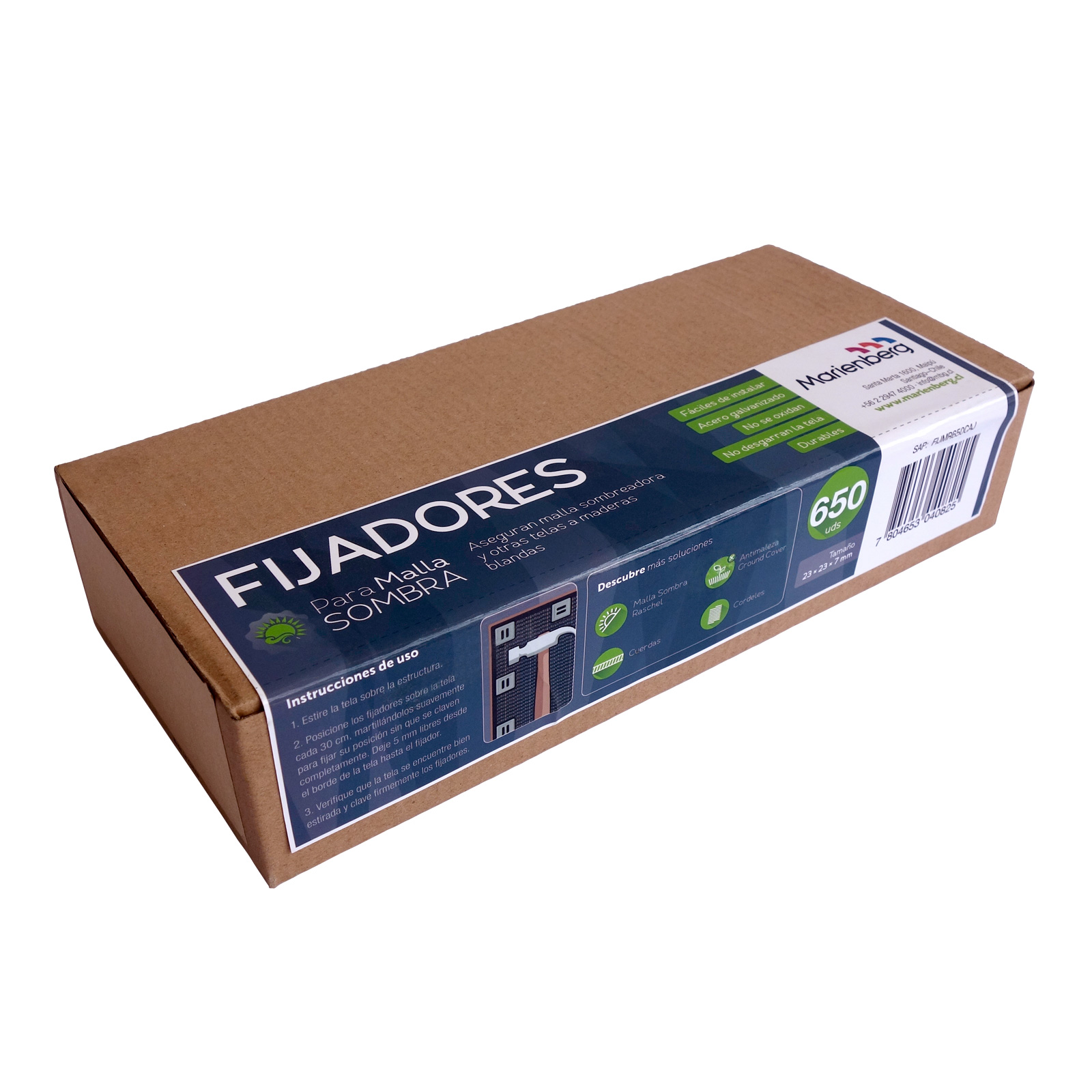 Foto de Fijadores para Malla Raschel Sombra en Madera    650 unidades