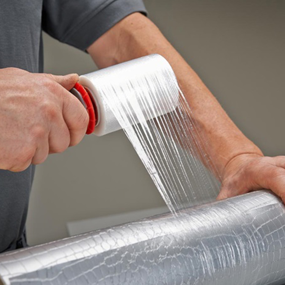 Film Stretch Mini KIT de  2 Rollo + manilla  300m Transparente 1 Pack Marienberg