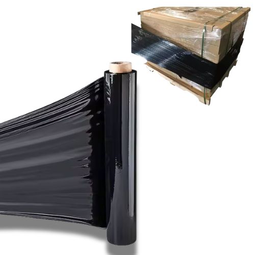 Film Stretch Manual de  2kg aprox  500mmx20mic 217m Negro 6 unidades Marienberg