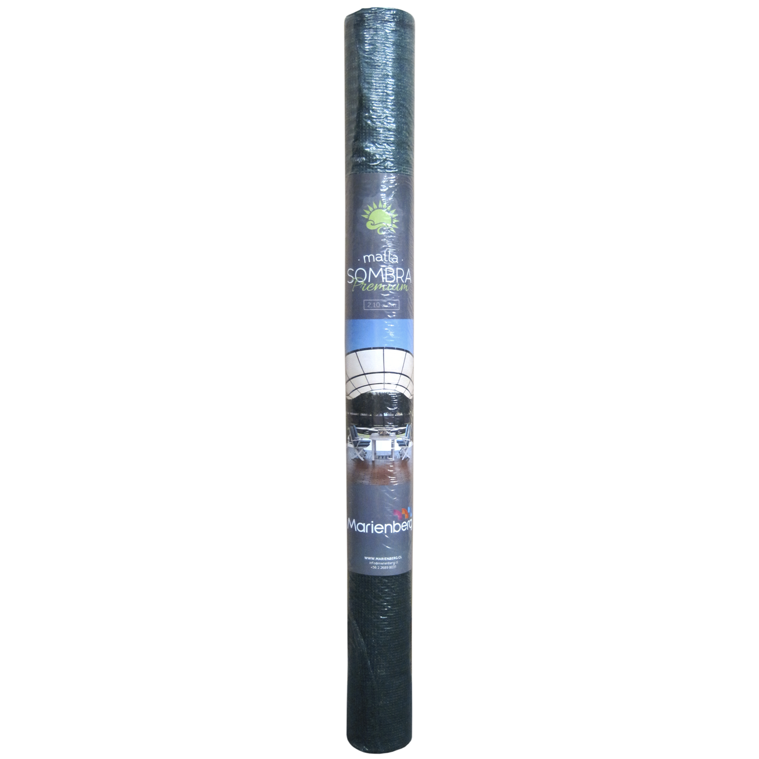 Foto de Malla Raschel Sombra Decorativa Premium 2,10x5m Foresta 1 rollo
