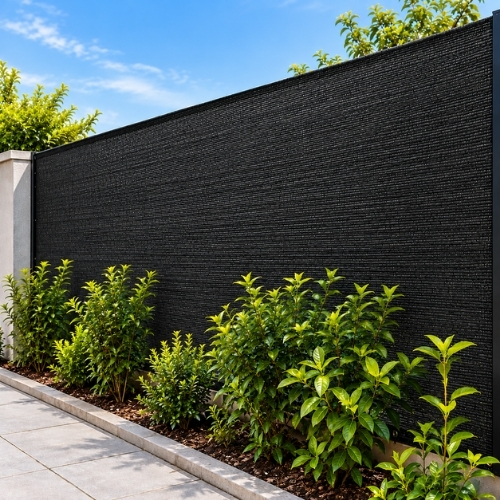Malla Raschel Sombra Lisa 80%  2,10x20m Negro 1 rollo TREETOP