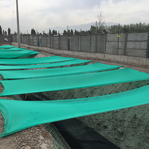 Malla Raschel Sombra Lisa 80%  2,10x20m Verde 1 rollo TREETOP