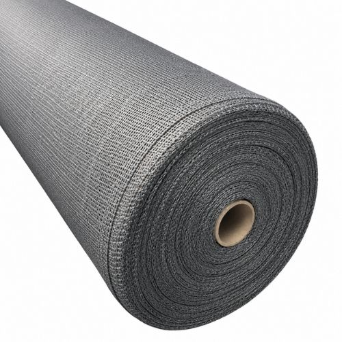 Foto de Malla Raschel Sombra Lisa 90%  4,20x50m Gris Plata 1 rollo