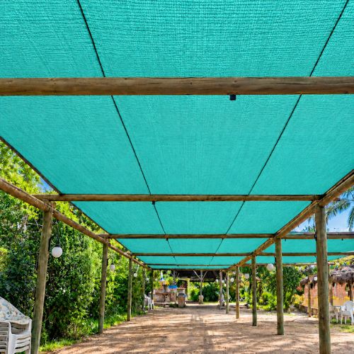 Malla Raschel Sombra Lisa 90%  4,20x50m Verde 1 rollo Marienberg