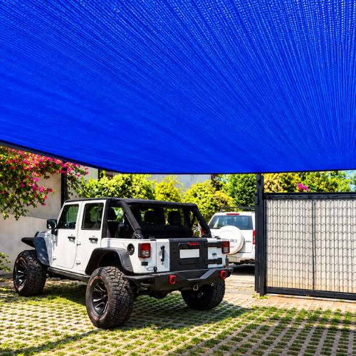 Malla Raschel Sombra Lisa 90%  4,20x100m Azul 1 rollo Marienberg
