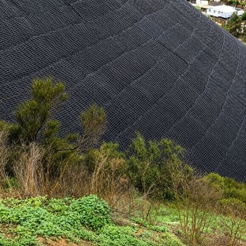 Malla Lisa Talud de 4,20x100m  Negro 1 unidad Marienberg