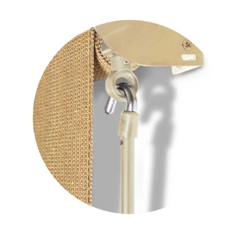 Persiana Roller para Exterior 200x220cm  Beige 1 unidad TREETOP