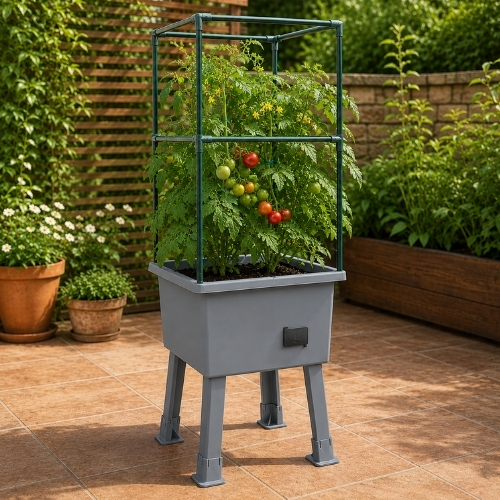 Huerto Pequeño Talla S 110x40x40cm 8 litros Grafito 1 unidad TREETOP