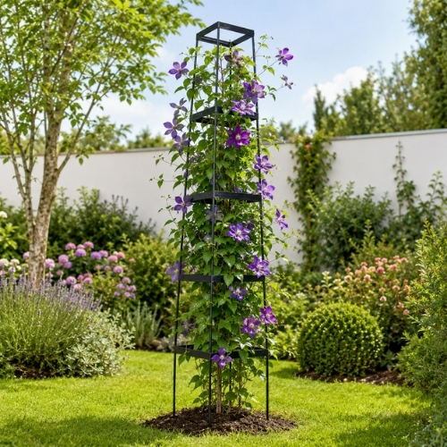 Trepadora Torre Expandible hasta 5 niveles 32x31x180cm Verde 1 unidad TREETOP