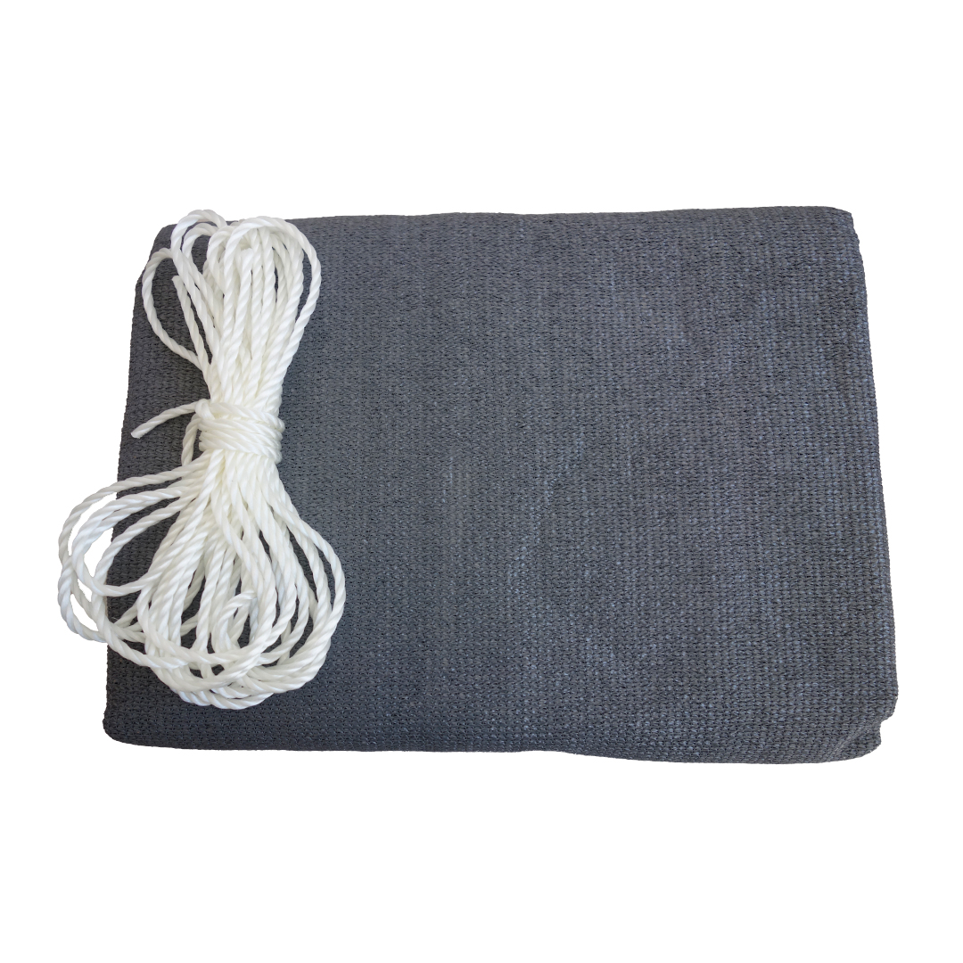 Vela Sombra Cuadrada 3x3m  Gris 1 unidad TREETOP