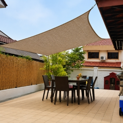 Vela Sombra Rectangular 3x4m  Moka 1 unidad TREETOP
