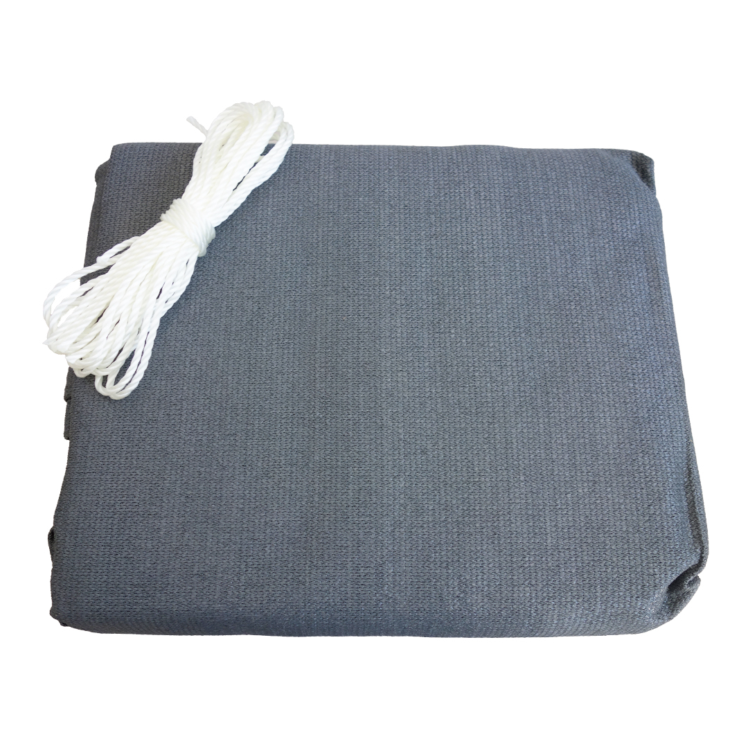 Vela Sombra Cuadrada 5x5m  Gris 1 unidad TREETOP