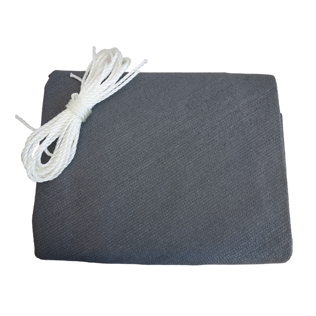 Vela Sombra Triangular 5x5x5m  Gris 1 unidad TREETOP